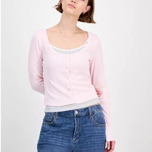 NWT Hippie Rose Layered Top